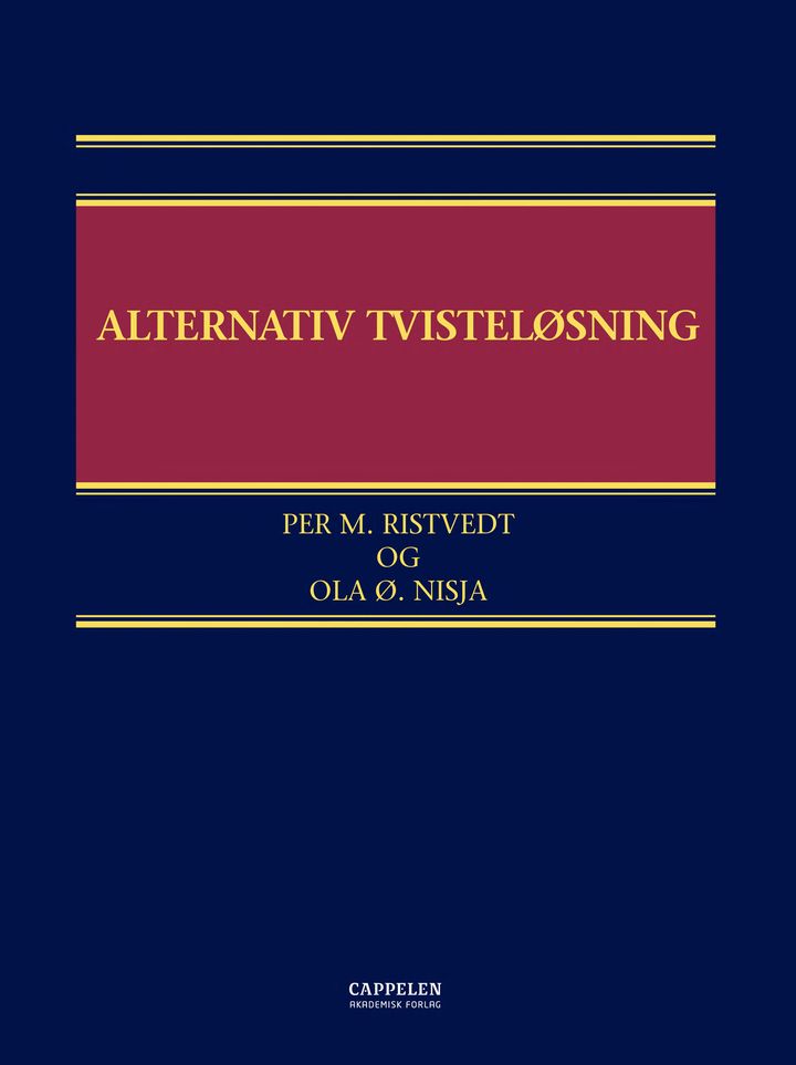bokomslag: Alternativ tvisteløsning