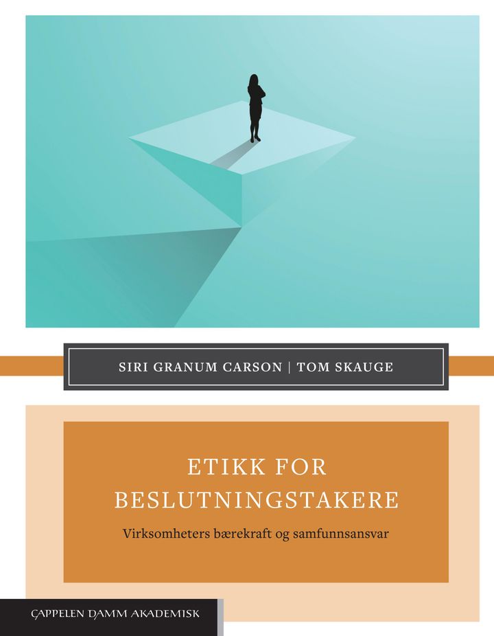 bokomslag: Etikk for beslutningstakere : virksomheters bærekraft og samfunnsansvar