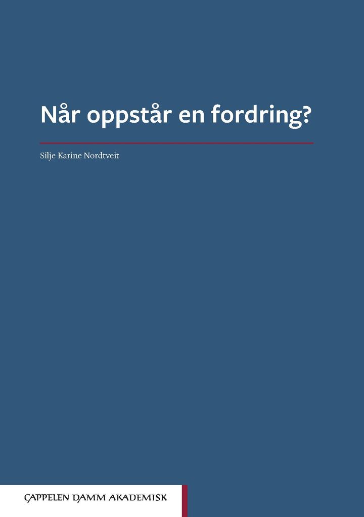 bokomslag: Når oppstår en fordring?