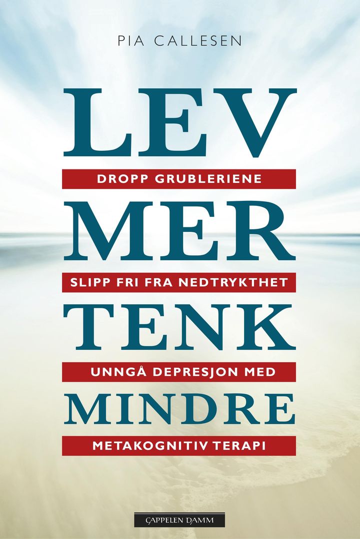 bokomslag: Lev mer tenk mindre : dropp grubleriene og slipp fri fra nedstemthet og depresjon med metakognitiv terapi