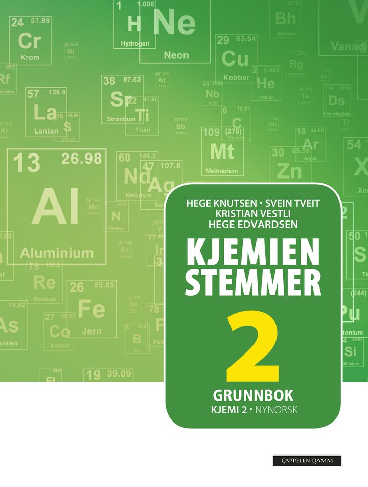 bokomslag: Kjemien stemmer 2 : Grunnbok : kjemi 2