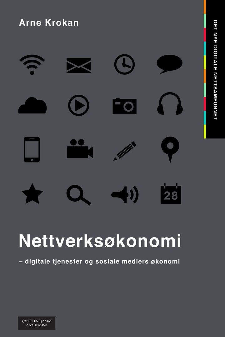 bokomslag: Nettverksøkonomi : digitale tjenester og sosiale mediers økonomi
