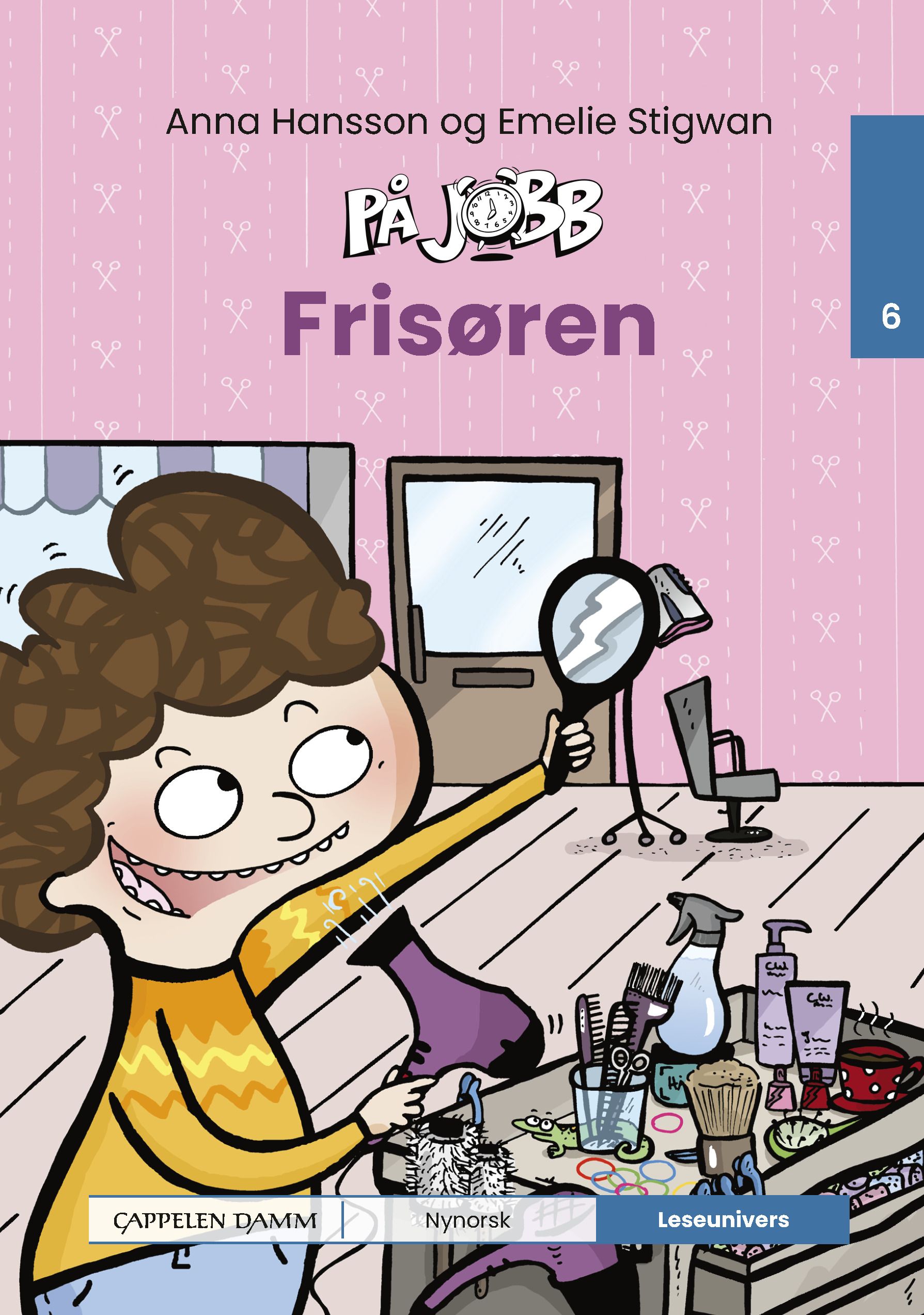 På jobb - frisøren