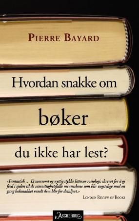 Bokomslag: Hvordan snakke om bøker du ikke har lest?