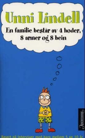 Bokomslag: En familie består av 4 hoder, 8 armer og 8 bein