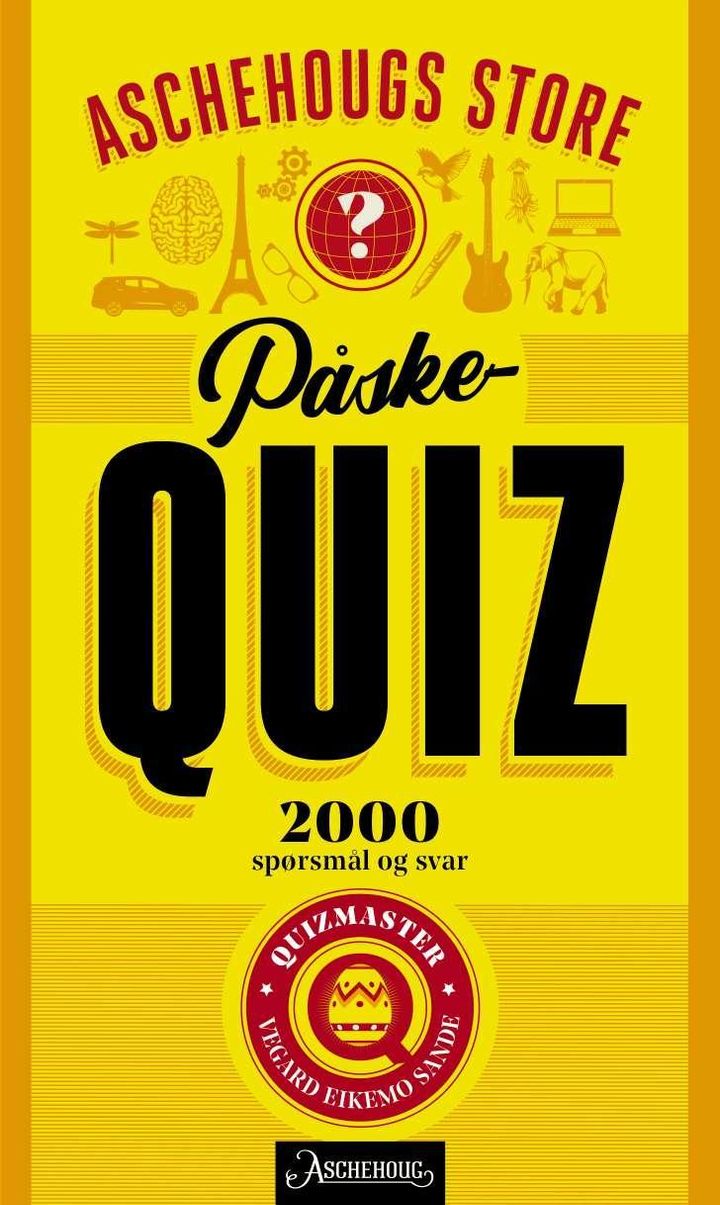 bokomslag: Aschehougs store påskequiz