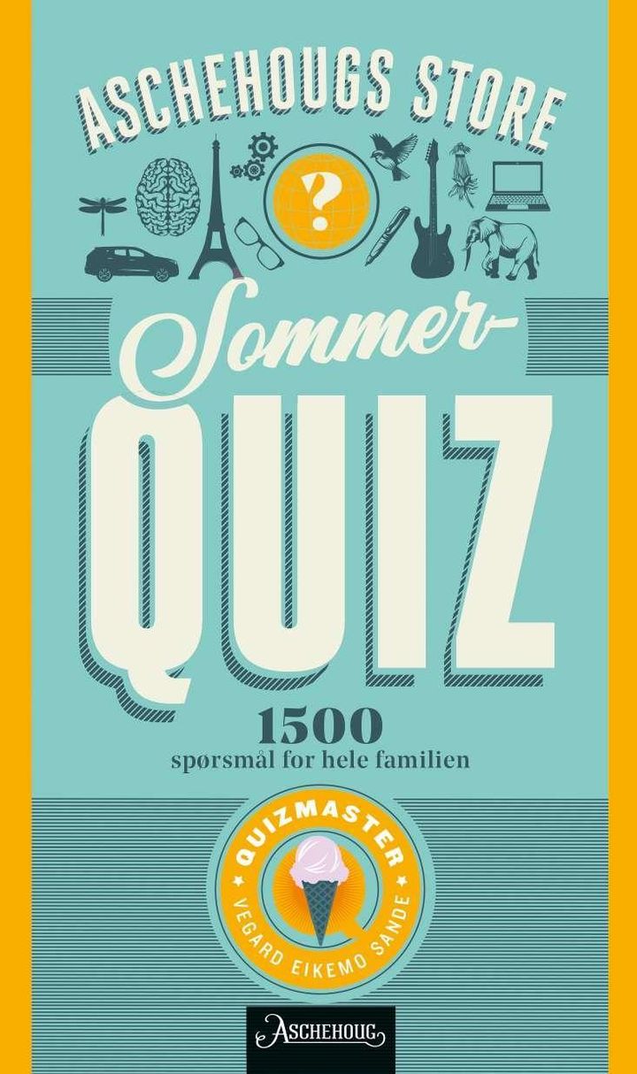 bokomslag: Aschehougs store sommerquiz