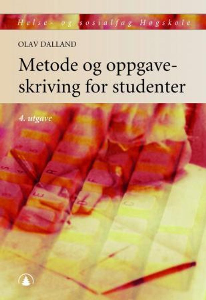 bokomslag: Metode og oppgaveskriving for studenter
