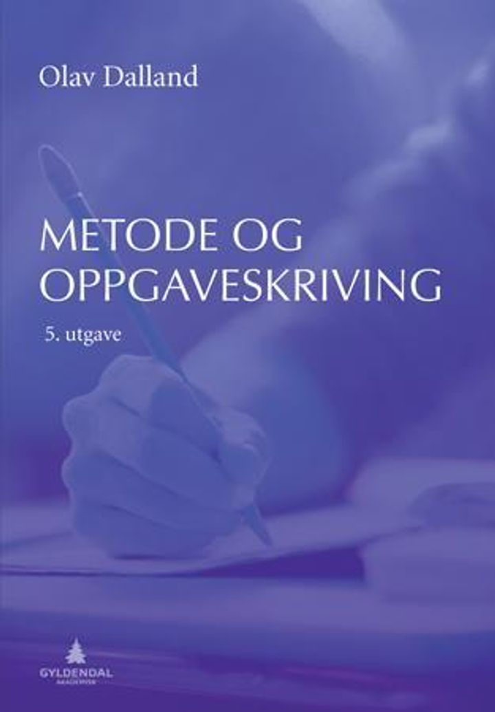 bokomslag: Metode- og oppgaveskriving for studenter