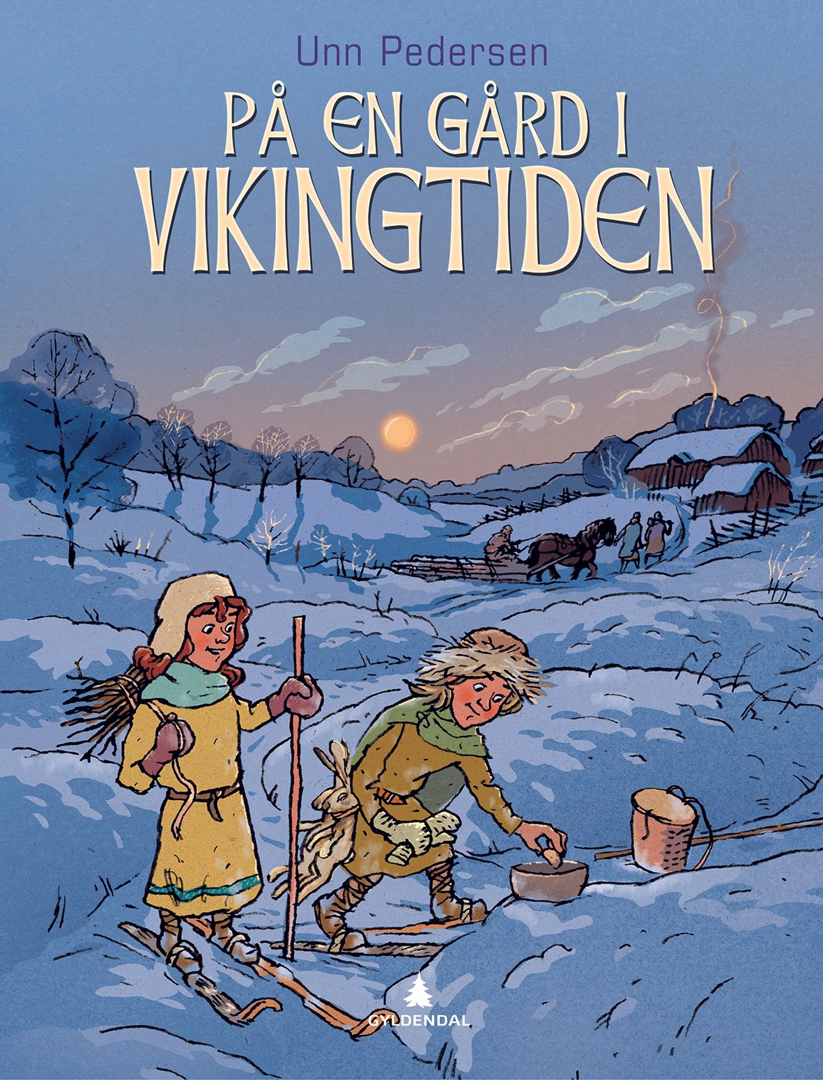 Bokomslag: På en gård i vikingtiden
