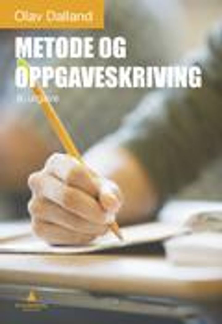 bokomslag: Metode og oppgaveskriving