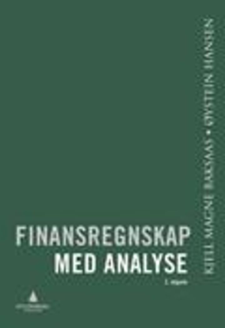 bokomslag: Finansregnskap med analyse