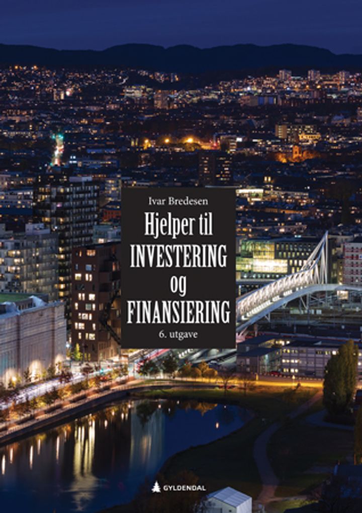 bokomslag: Hjelper til Investering og finansiering