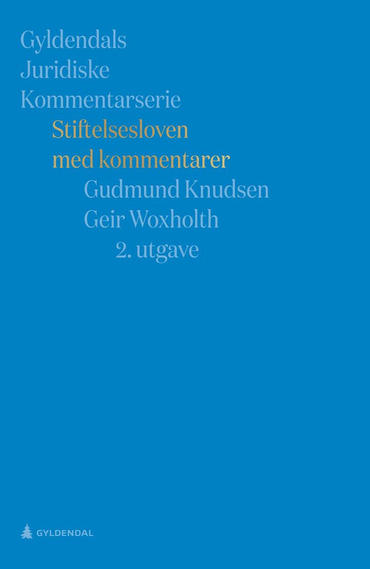 bokomslag: Stiftelsesloven med kommentarer