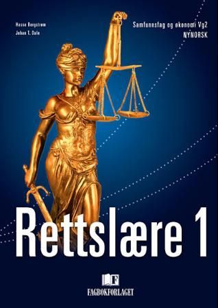 Bokomslag: Rettslære 1