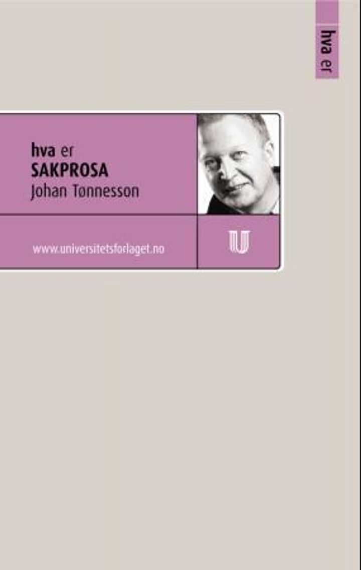 bokomslag: Hva er sakprosa