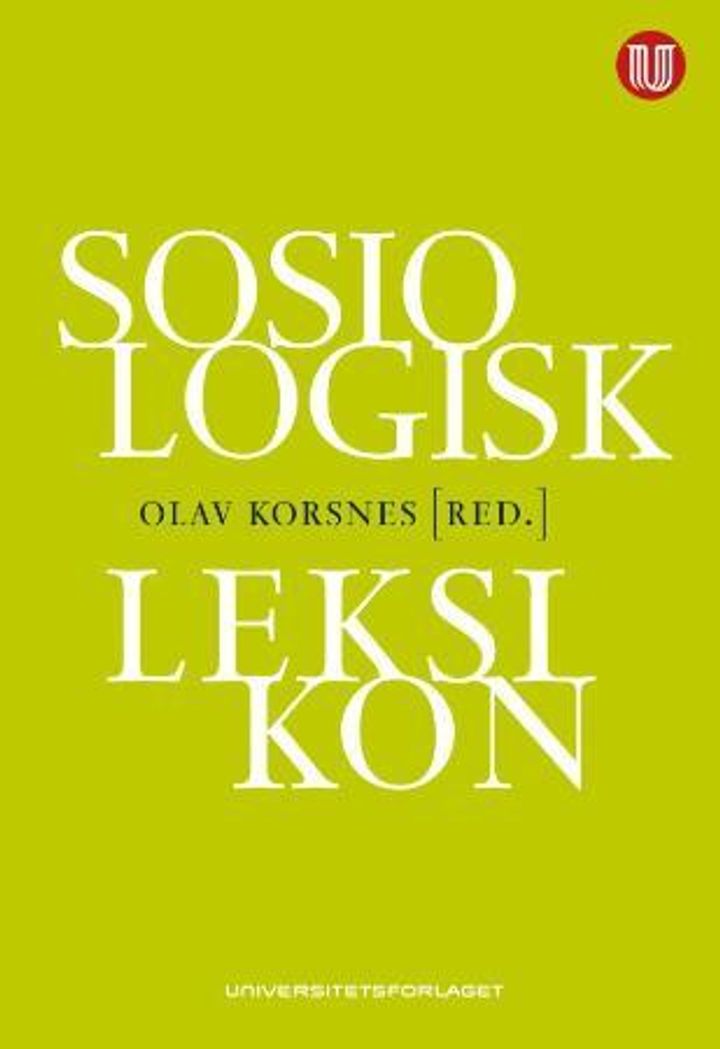 bokomslag: Sosiologisk leksikon