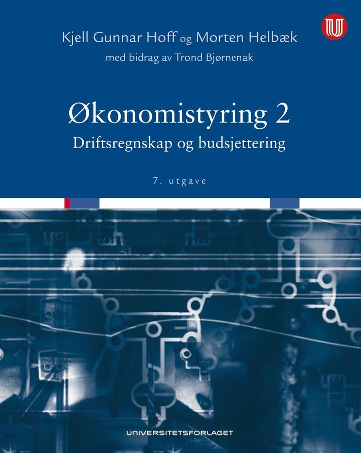 bokomslag: Økonomistyring 2 : driftsregnskap og budsjettering