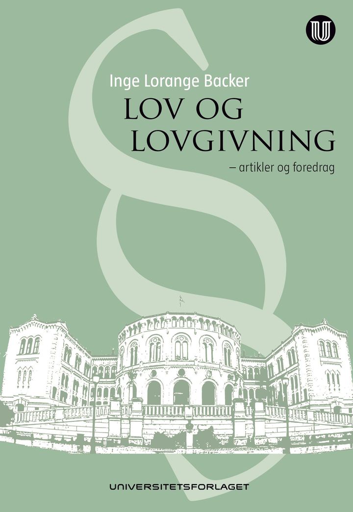 bokomslag: Lov og lovgivning : artikler og foredrag