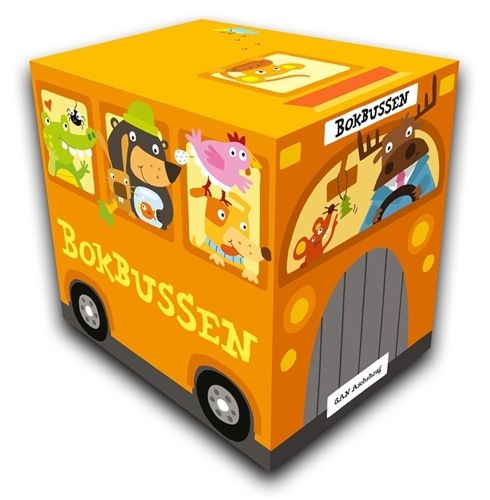 Bokomslag: Bokbussen oransje