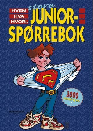 Bokomslag: Hvem hva hvors store juniorspørrebok