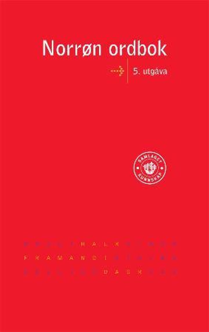 bokomslag: Norrøn ordbok