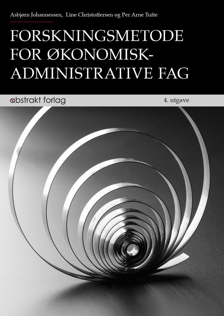 bokomslag: Forskningsmetode for økonomisk-administrative fag