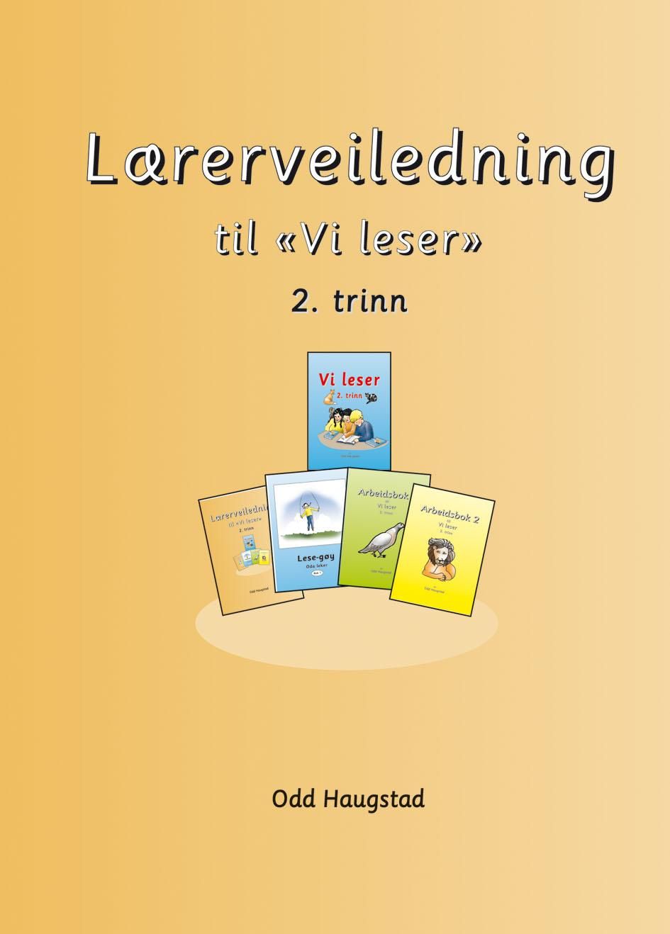 Bokomslag: Lærerveiledning til Vi leser